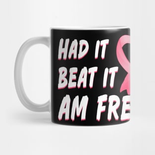 Free Womens Breast Cancer Survivor Breast Cancer Awareness Mug